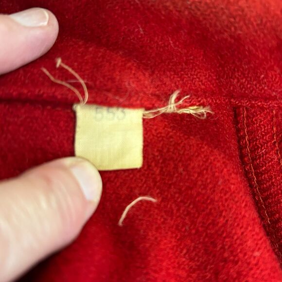 VTG Boy Scouts Of America Red Official Wool Amaquonsippi Shirt Jacket Chest Sz M - Picture 12 of 16